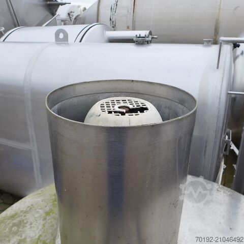 450 Liter Rührwerksbehälter aus V2A mit Rührscheibe  9098