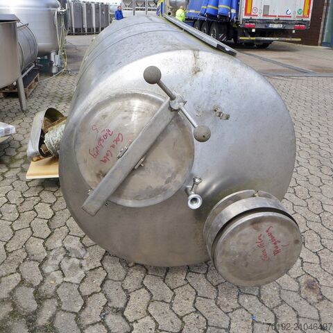 1200 Liter Behälter aus V2A mit Propellerrührwerk  9097