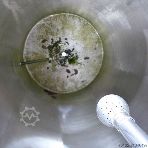 1200 Liter Behälter aus V2A mit Propellerrührwerk 9097