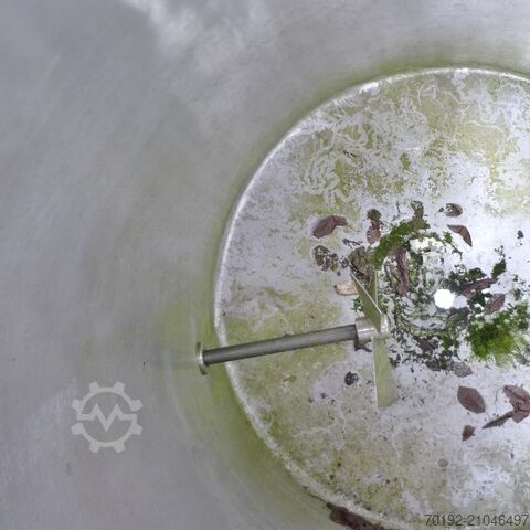 1200 Liter Behälter aus V2A mit Propellerrührwerk  9097