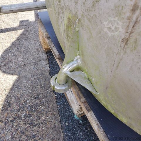 700 Liter Rührwerksbehälter aus V4A mit Propellerrührwerk  9096