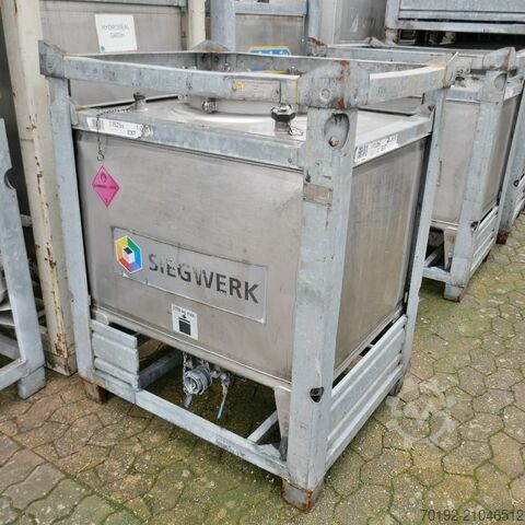 500 Liter IBC Container aus V2A Thielmann (UCON) 9063