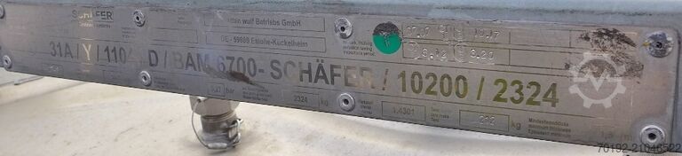 1000 Liter IBC Container aus V2A  9048