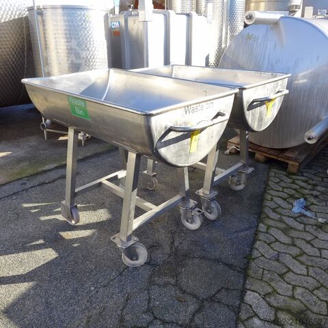 200 Liter offene Wanne aus V4A  8887