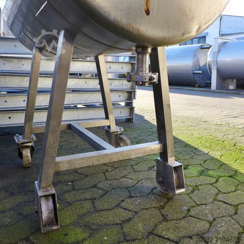 200 Liter offene Wanne aus V4A  8887