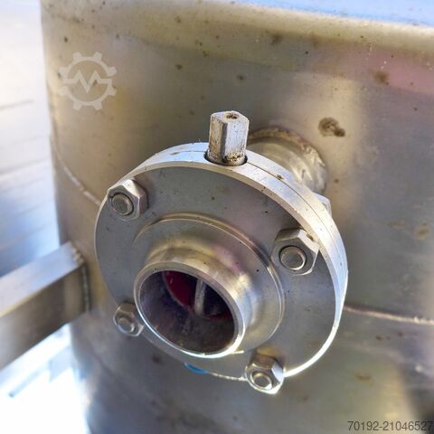 200 Liter offene Wanne aus V4A  8887