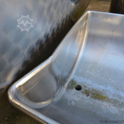 200 Liter offene Wanne aus V4A  8887