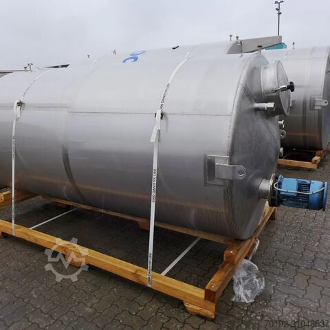 6000 Liter Rührwerksbehälter aus V2A mit Propellerrührwerk  9045