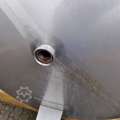 6000 Liter Rührwerksbehälter aus V2A mit Propellerrührwerk  9045