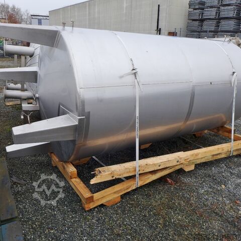 6000 Liter Rührwerksbehälter aus V2A mit Propellerrührwerk  9045