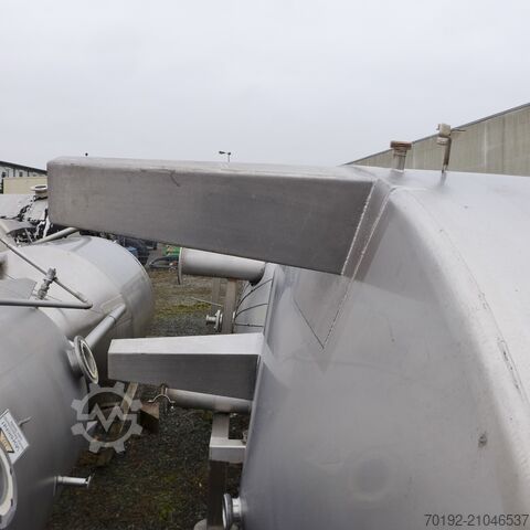 6000 Liter Rührwerksbehälter aus V2A mit Propellerrührwerk  9045