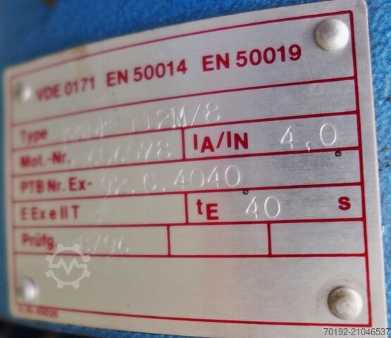 6000 Liter Rührwerksbehälter aus V2A mit Propellerrührwerk  9045