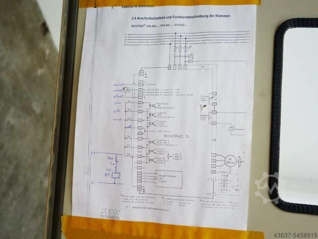 Test stand with traction converter SEW SEW EURODRIVE MOVITRAC 1022-403-4-00