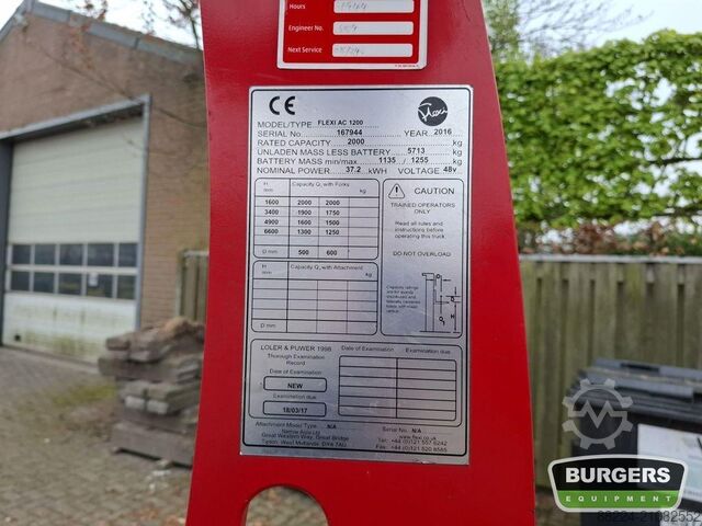 Schmalgang Gabelstapler Flexi Bendi Flexi AC 1200