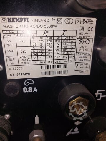 Welding set KEMPPI ProMig ACDC MasterTIG