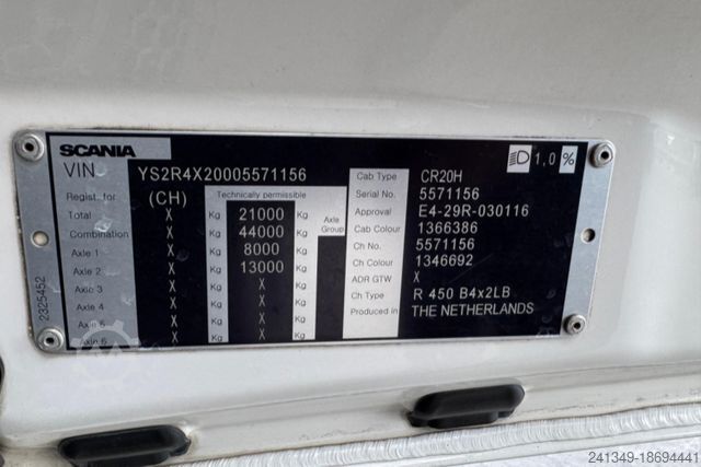 Box truck SCANIA R450 4x2 Isotherm