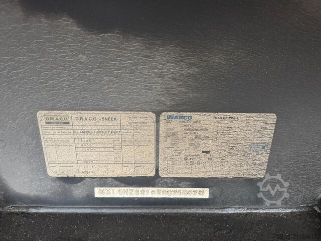 Koffer DRACO MZS218 Isolated Box / SAF Disc Brakes / NL Trailer