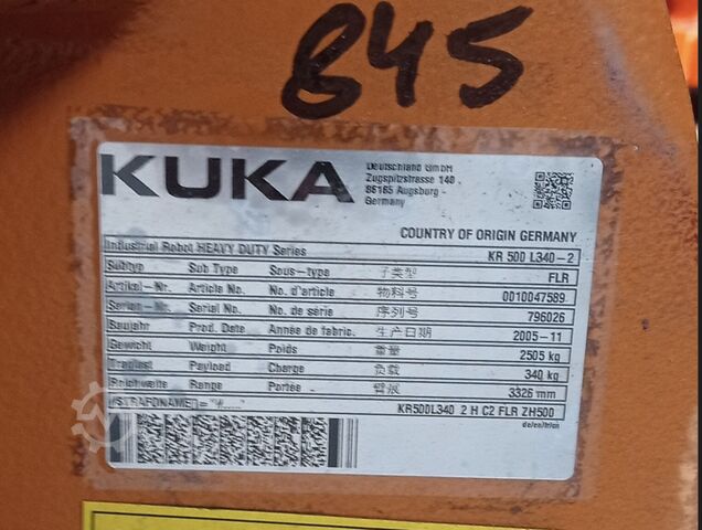 Industrieroboter KUKA KR 500 (2x)