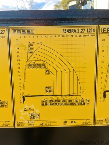 Spezial-LKW VOLVO FMX 500  FASSI Ladekran F545 JIB & Winde Sofort