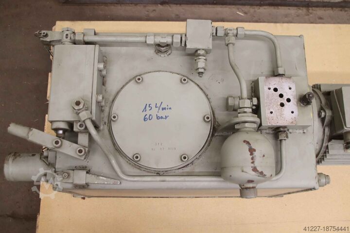 Hydraulikaggregat 4 kW 60 bar Huss 15 l/min