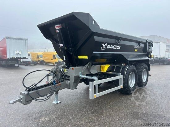 Kippanhänger Farmtech FARMTECH, TANDEM-SCHWERLAST-MULDENKIPPER GRAVIS 2000,  HYDR. HECKKLAPPE, HARDOX