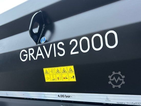 Kippanhänger Farmtech FARMTECH, TANDEM-SCHWERLAST-MULDENKIPPER GRAVIS 2000,  HYDR. HECKKLAPPE, HARDOX