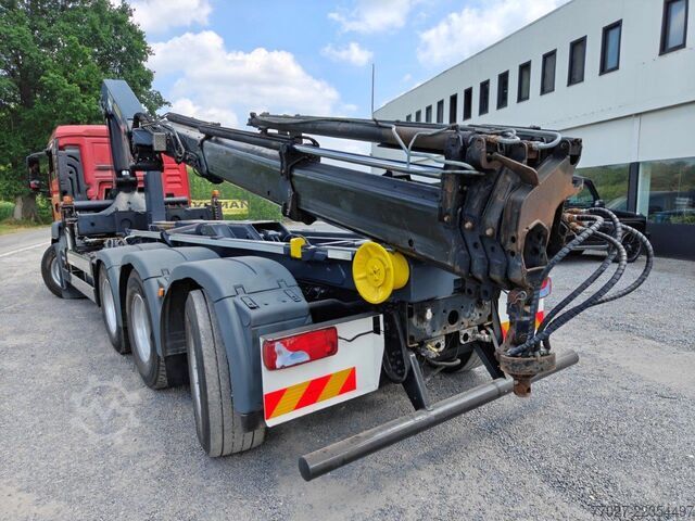 Hook arm system MAN TGS 35.440 8x4 tridem hooklift + Crane Palfinge...