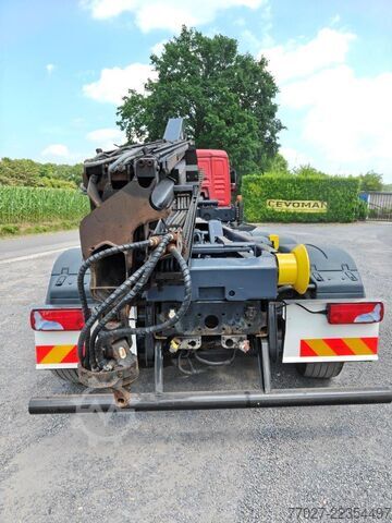 Hook arm system MAN TGS 35.440 8x4 tridem hooklift + Crane Palfinge...
