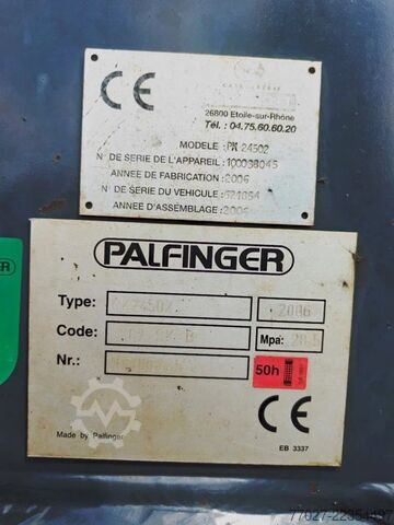 Hook arm system MAN TGS 35.440 8x4 tridem hooklift + Crane Palfinge...