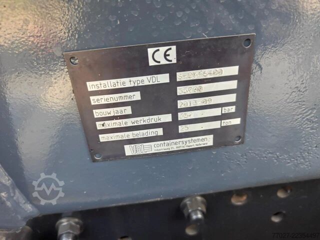 Hook arm system MAN TGS 35.440 8x4 tridem hooklift + Crane Palfinge...