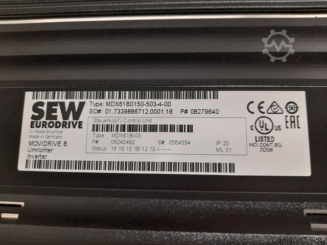 15kW inverter SEW-EURODRIVE SEW-EURODRIVE MDX61B-0150-503-4-00