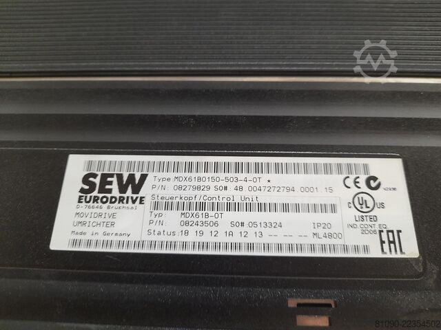 15kW inverter SEW-EURODRIVE SEW-EURODRIVE MDX61B-0150-503-4-00
