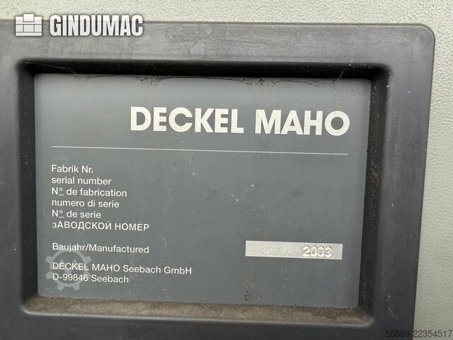 DECKEL MAHO DMU 50T DECKEL MAHO DMU 50T