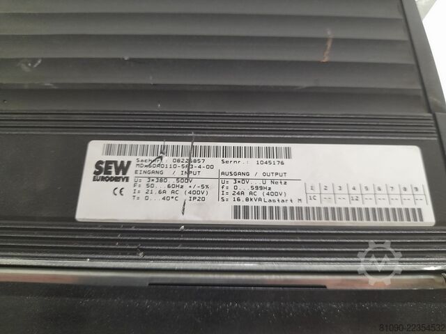 SEW-EURODRIVE inverter SEW-EURODRIVE MDX61B-0110-5A3-4-00