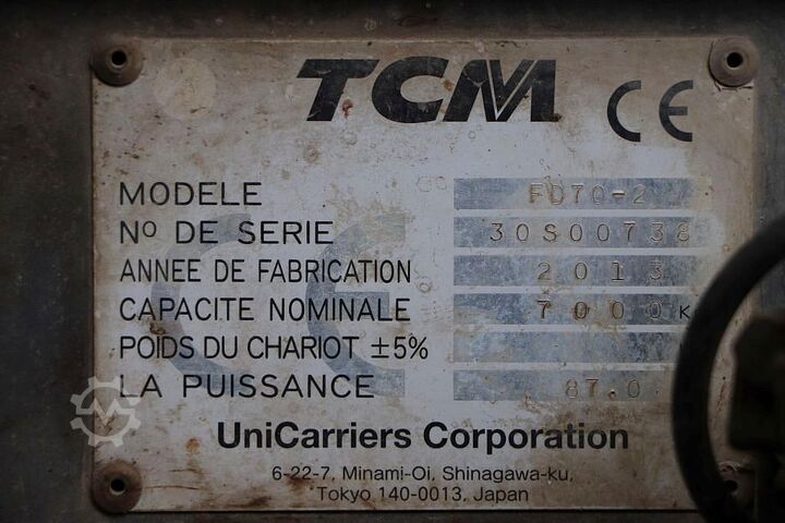 Forklift TCM FD 70-2