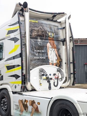 Standard SZM SCANIA V8, Airbrush, Retarder, Voll-Luft, OPEN PIPES