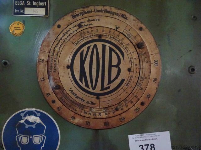 Radial drilling machine Radialbohrmaschine Kolb