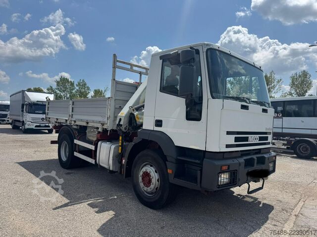 Tipper truck with crane IVECO EUROTECH 190 E 310 CURSOR