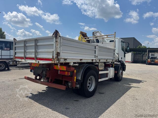Tipper truck with crane IVECO EUROTECH 190 E 310 CURSOR