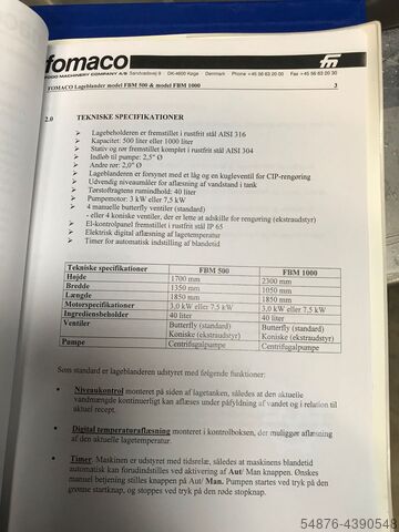 Solemixer FOMACO FBM 500