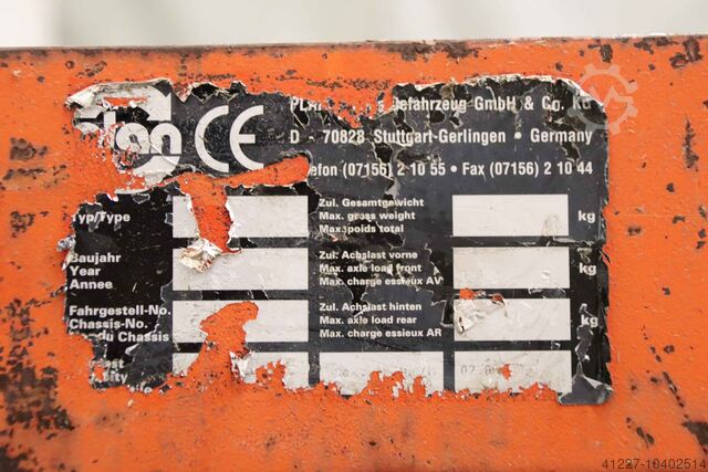 Heavy-duty transport trolley 3.2 tons Plan 2300/1190/H450 mm