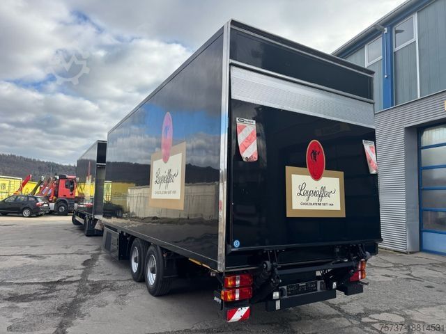 Kühlkoffer-LKW MAN 12.250 + Anhänger Durchlade