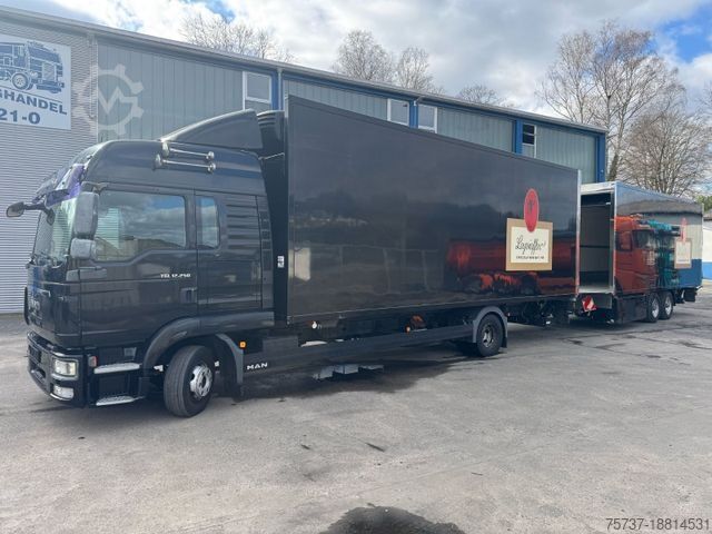 Kühlkoffer-LKW MAN 12.250 + Anhänger Durchlade