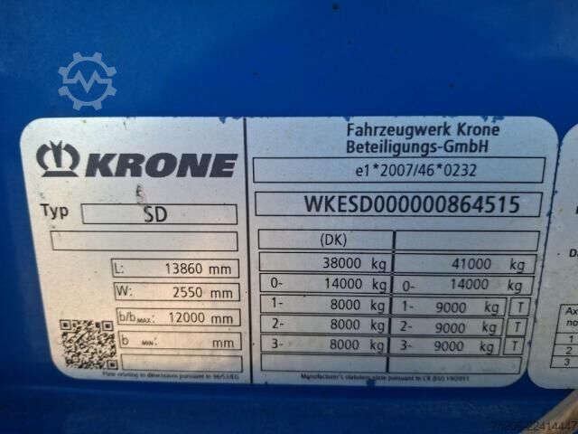 Semitrailer Krone Profi Liner Standard