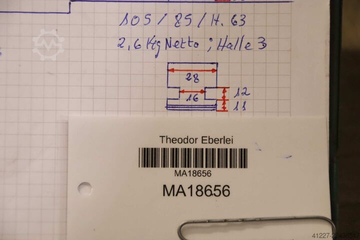 Interchangeable jaws unbekannt Breite 28 mm