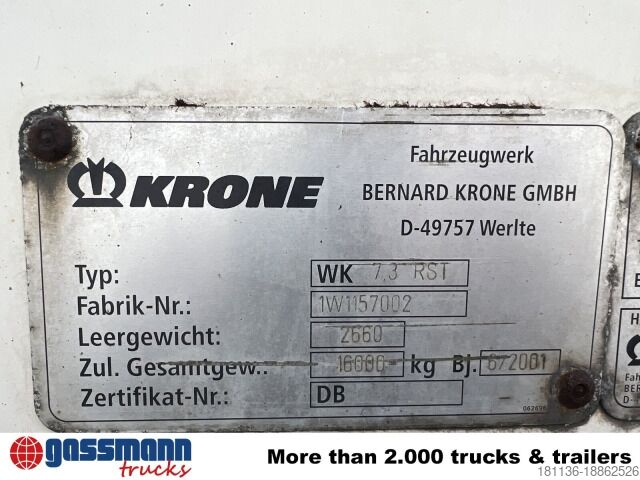 Wechselfahrgestell LKW Krone WK 7.3 RST Wechselbrücke