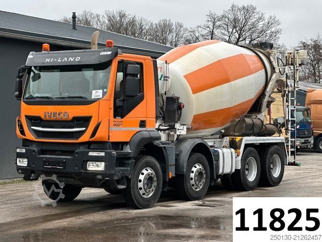 Betonmischer LKW IVECO AD340TB 8x4 BB Schwing Stetter AM9 Betonmischer