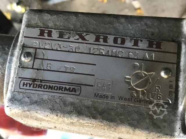 Hydraulikaggregat mit Hydraulikpumpe, Hydraulik Aggregat, Hydroaggregat FRIEDRICH - REXROTH - HYDRONORMA HY01 - PV2V3-30 / 12R1MC 63 A1