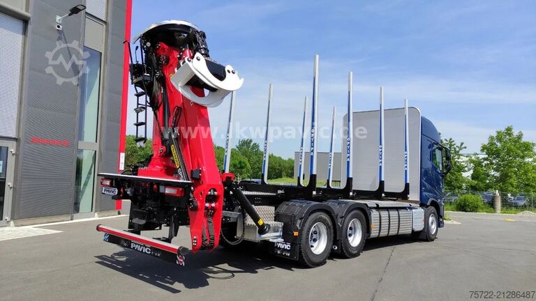 Holztransporter Volvo FH 540 6x4 BL  Kurzholz-LKW Kran nach Wahl