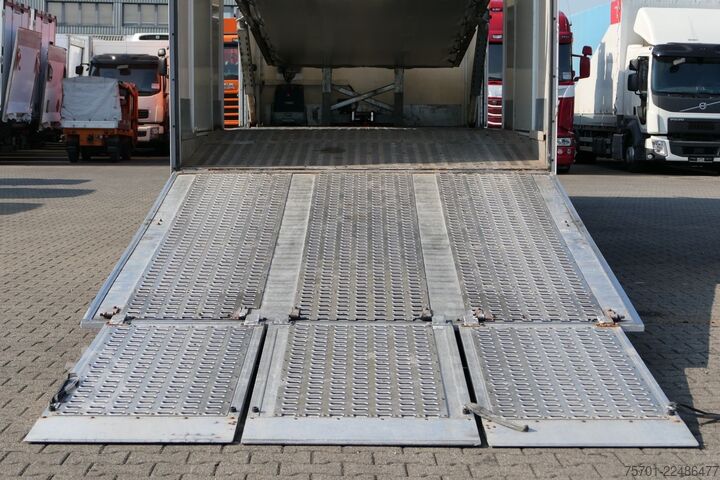 Car carrier truck MAN TGM 15.290 geschloss. Autotransp. Komplettzug